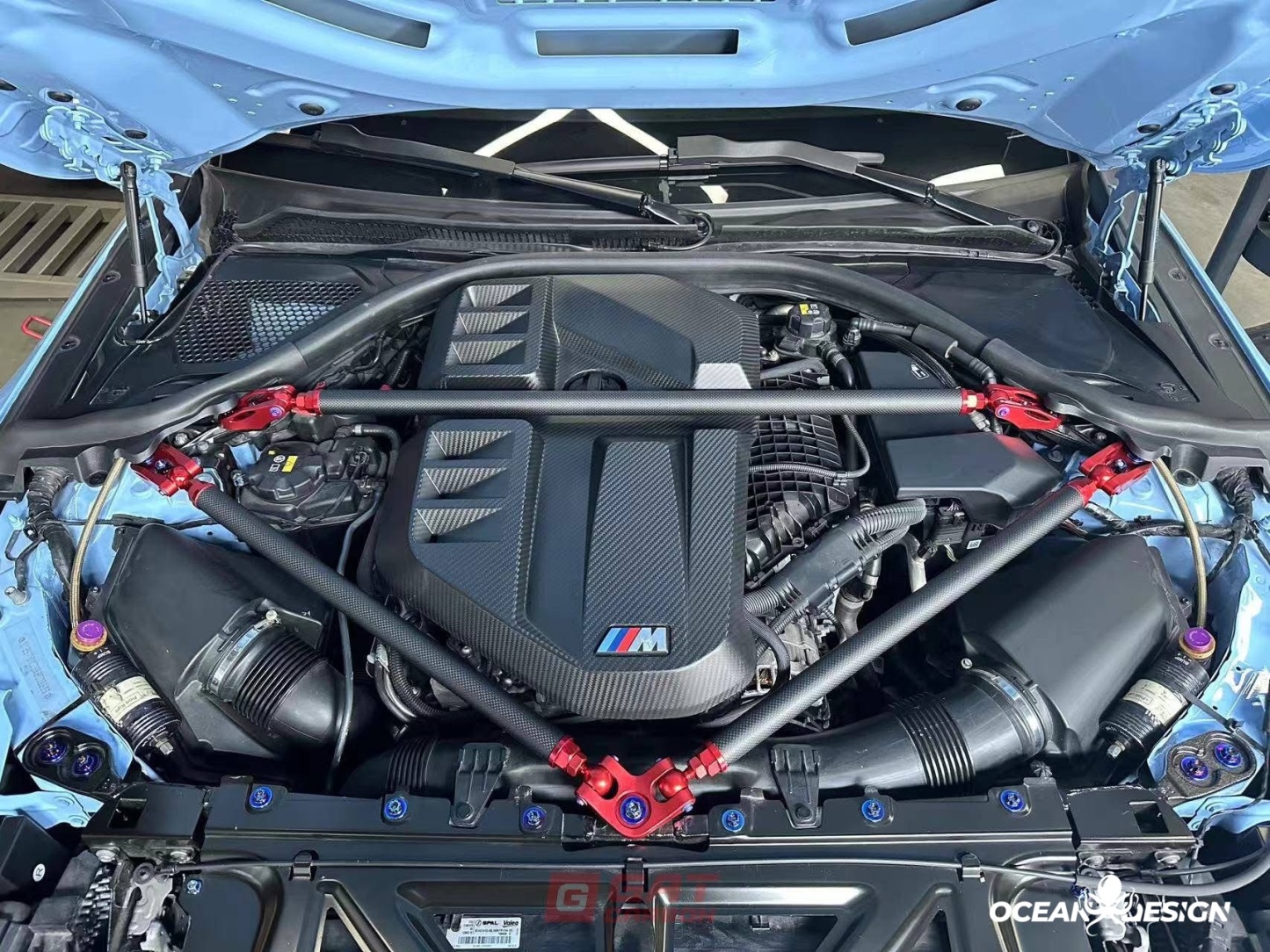 2021-2025 BMW M3 G80 / M4 G82 MP Style Engine Cover – Dry Carbon Fiber