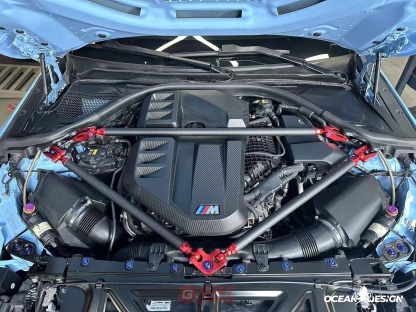 2021-2025 BMW M3 G80 / M4 G82 MP Style Engine Cover – Dry Carbon Fiber