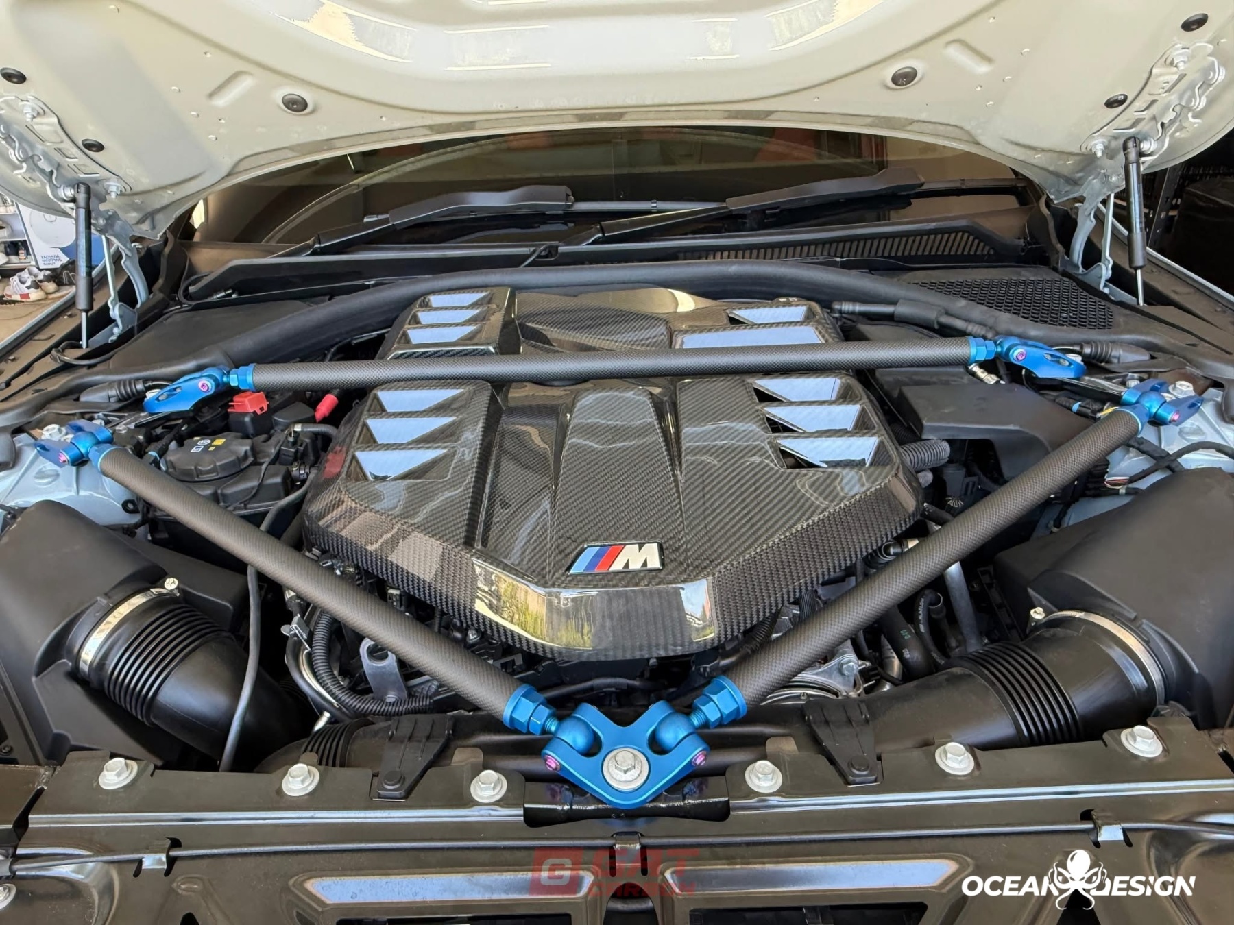 2021-2025 BMW M3 G80 / M4 G82 MP Style Engine Cover – Dry Carbon Fiber