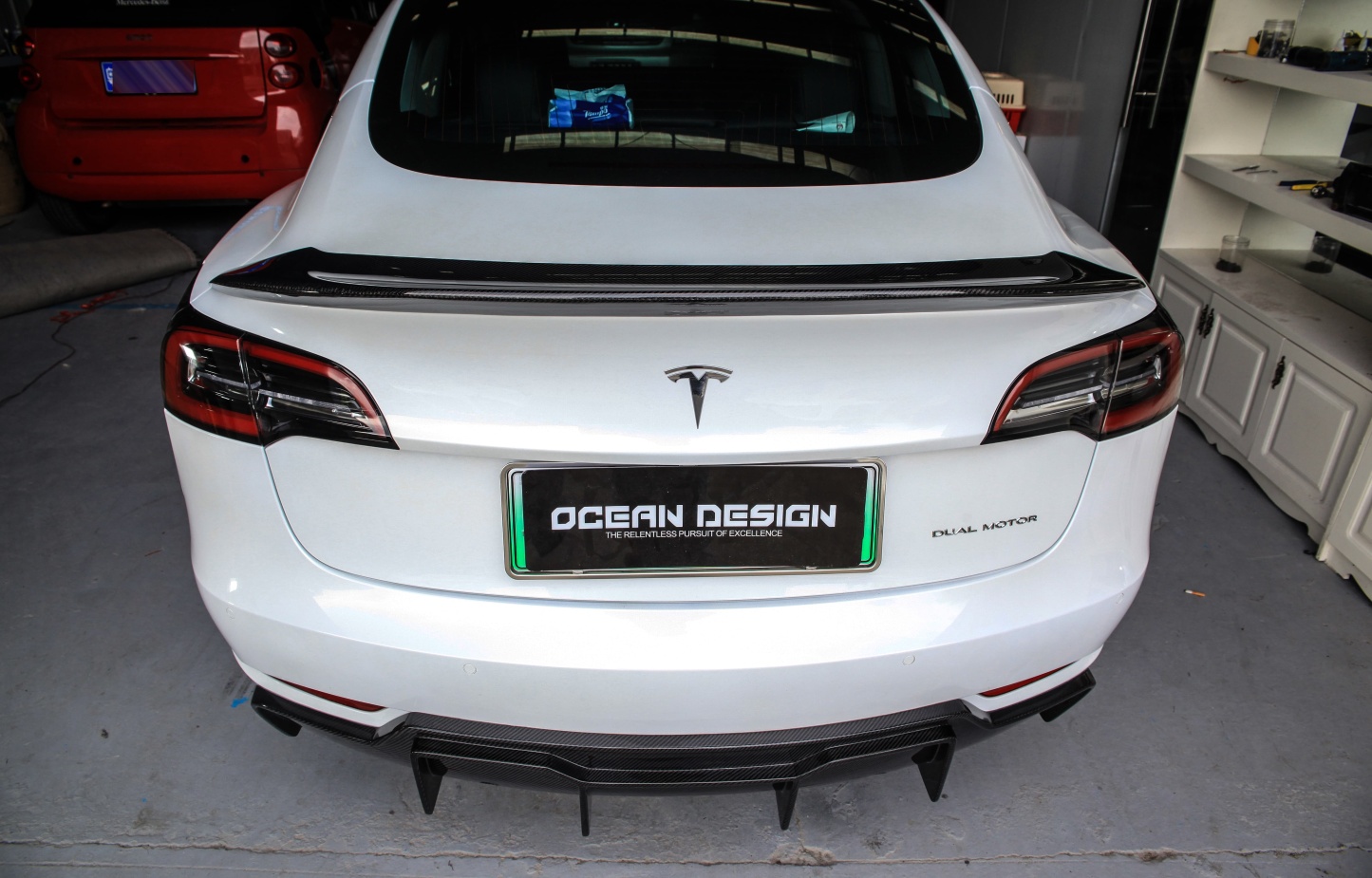 Tesla Model 3 V Style Parts - styling view