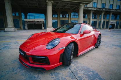 Porsche 911 992.1 Techart Style Carbon Parts - styling view