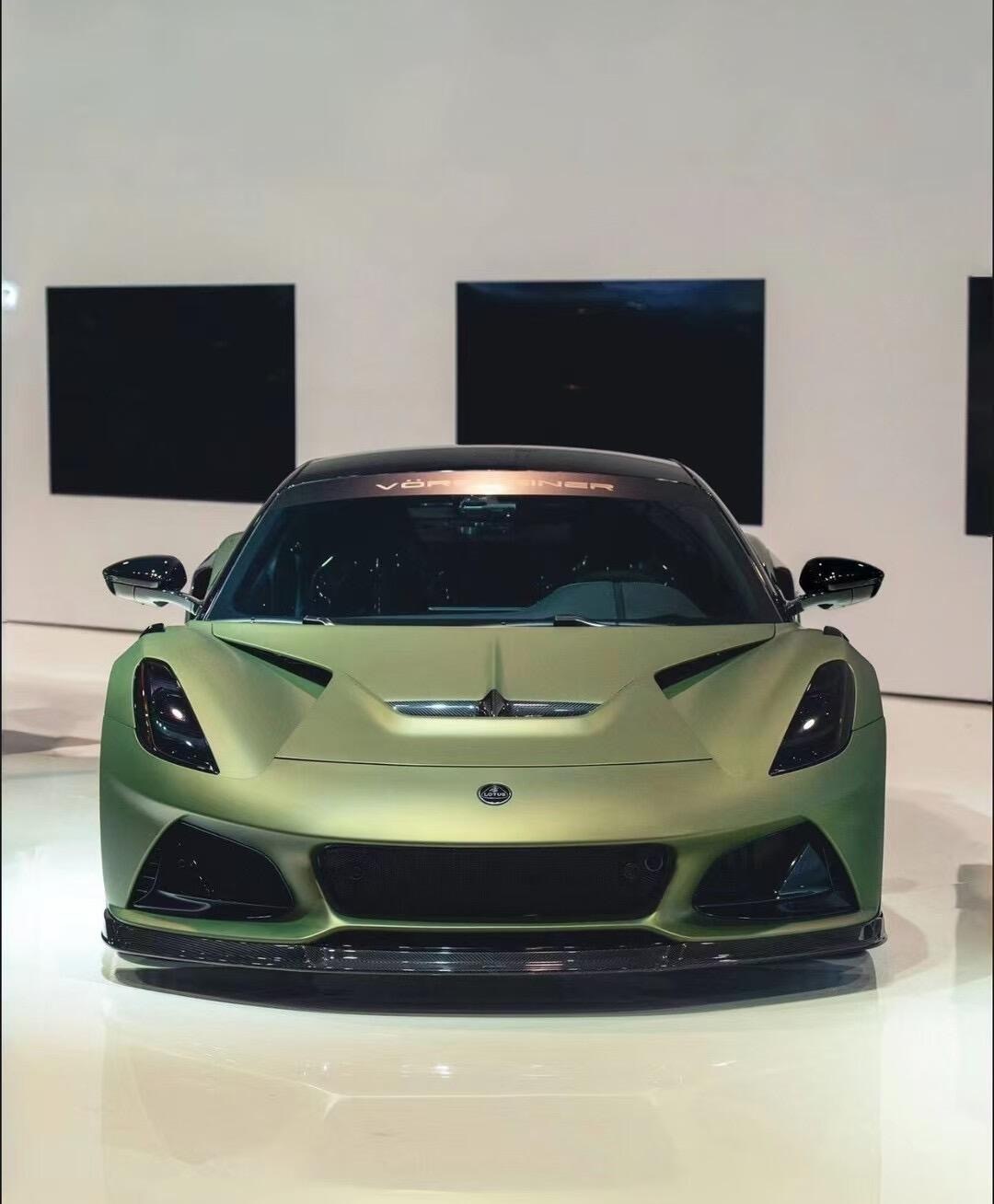 Lotus Emira V Style Dry Carbon Parts - styling view