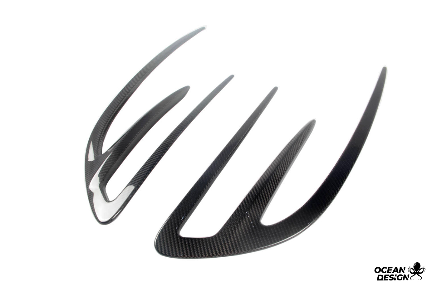 Maserati MC20 SD Style Dry Carbon Parts - styling reference for Hood Vents
