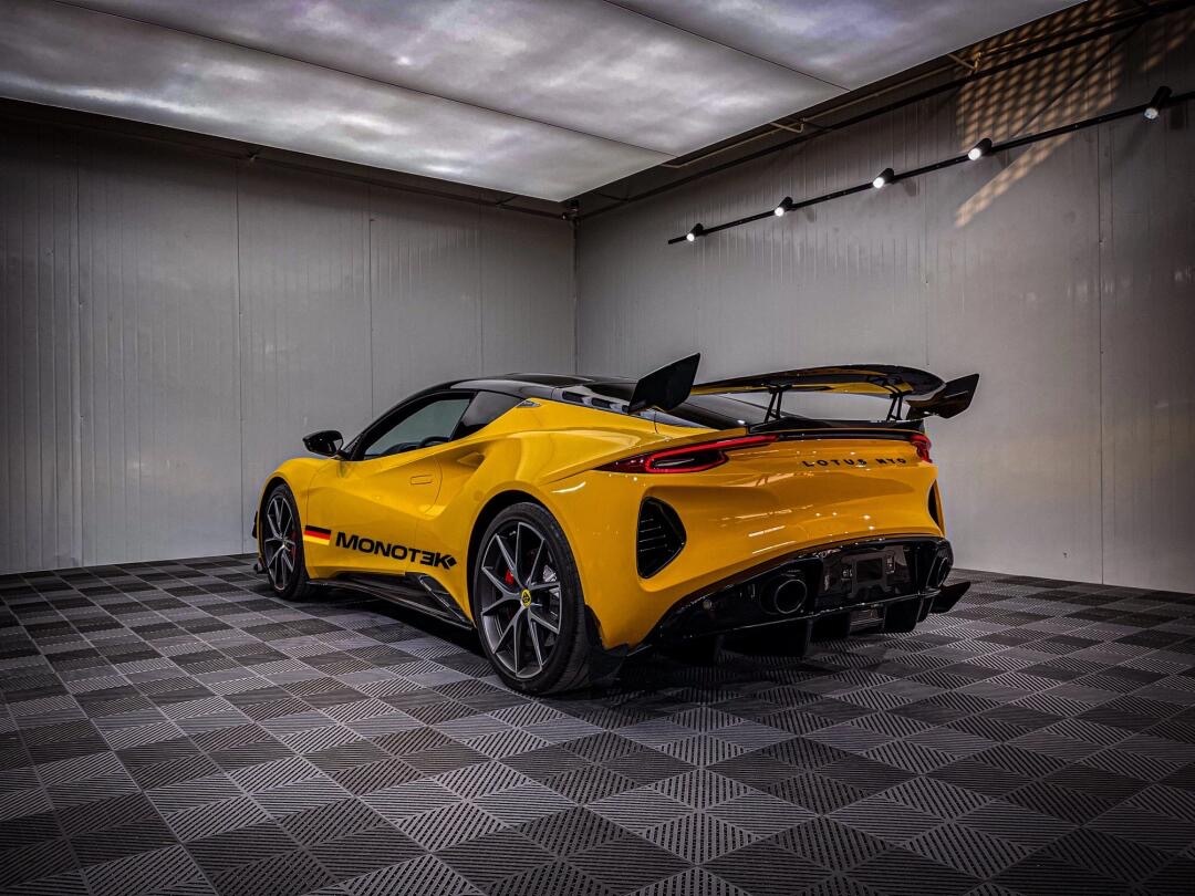 Lotus Emira Monotek Style Dry Carbon Parts - styling view