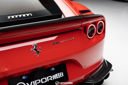 Ferrari 812 N Style Dry Carbon Parts - styling view