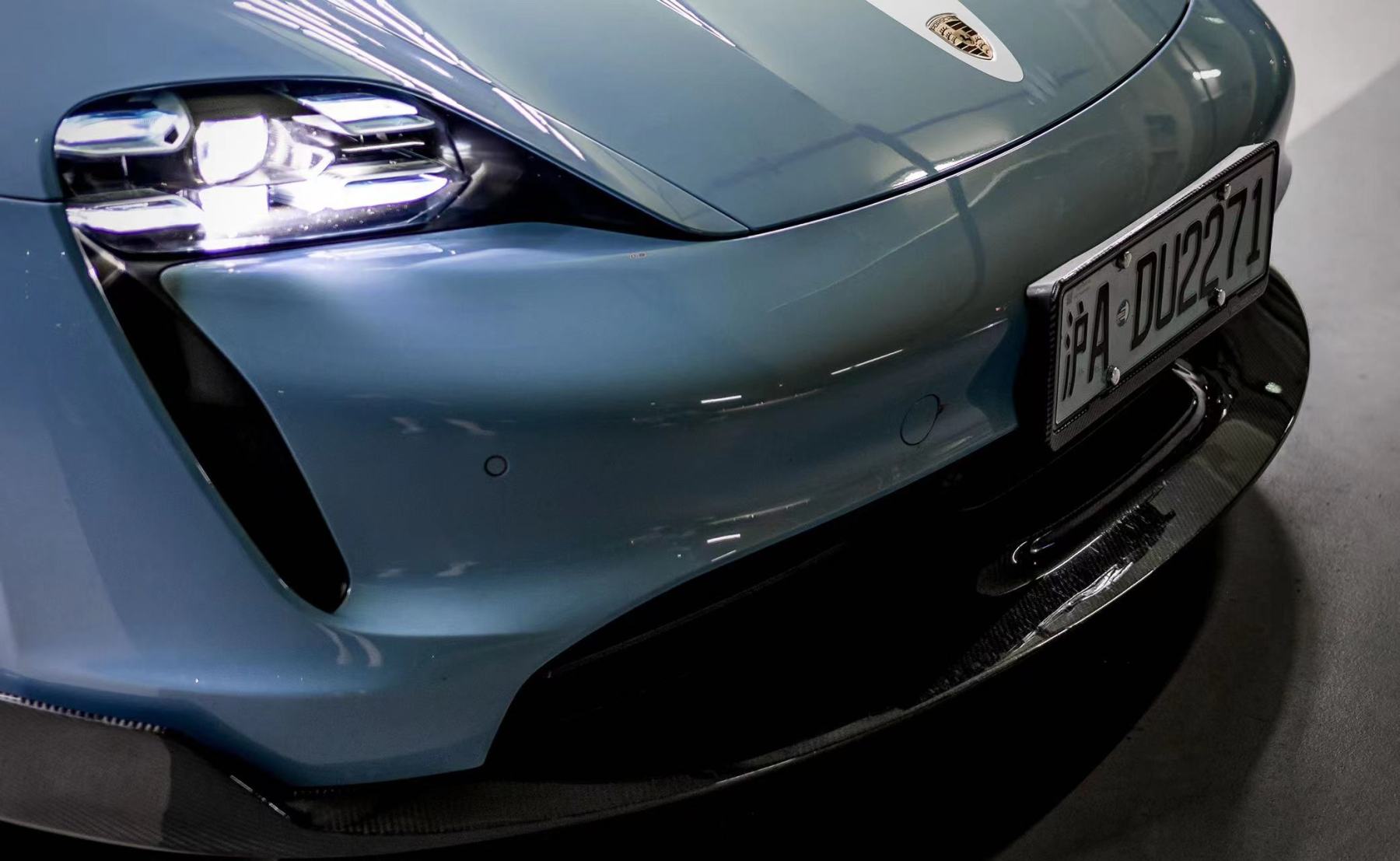 Porsche Taycan Ocean Design OD Style Dry Carbon Parts - styling view