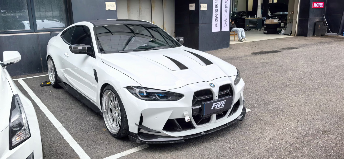 BMW G80 M3/G82 M4 3D Design Style Dry Carbon Parts - styling view