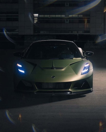 Lotus Emira V Style Dry Carbon Parts - styling view