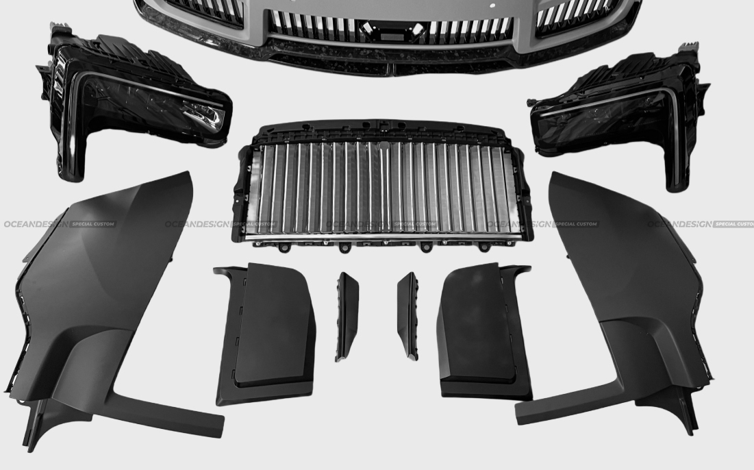 Rolls-Royce Cullinan MSY Style Dry Carbon Body Kit Configurations - styling view