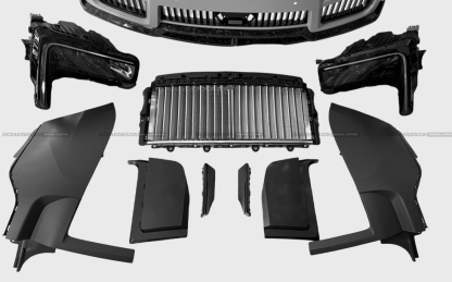 Rolls-Royce Cullinan MSY Style Dry Carbon Body Kit Configurations - styling view
