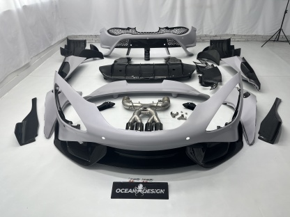 McLaren 720S to 765LT Style Dry Carbon Conversion Kit - styling view