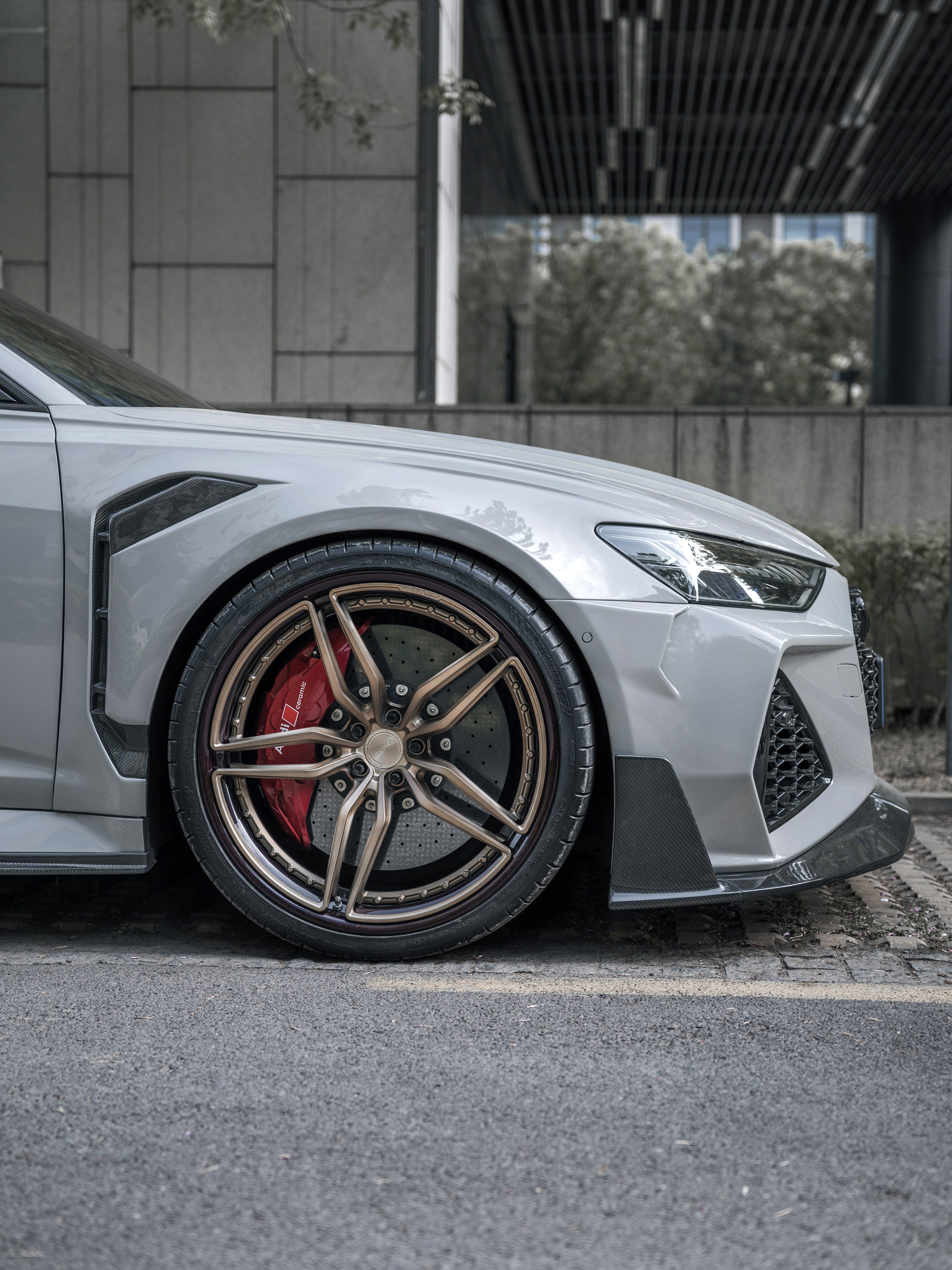 Octopus & Ocean Design Custom Carbon Fiber Wheels - styling view