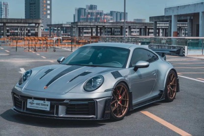 Porsche 911 992.1 Ghost Style Dry Carbon Parts - styling view