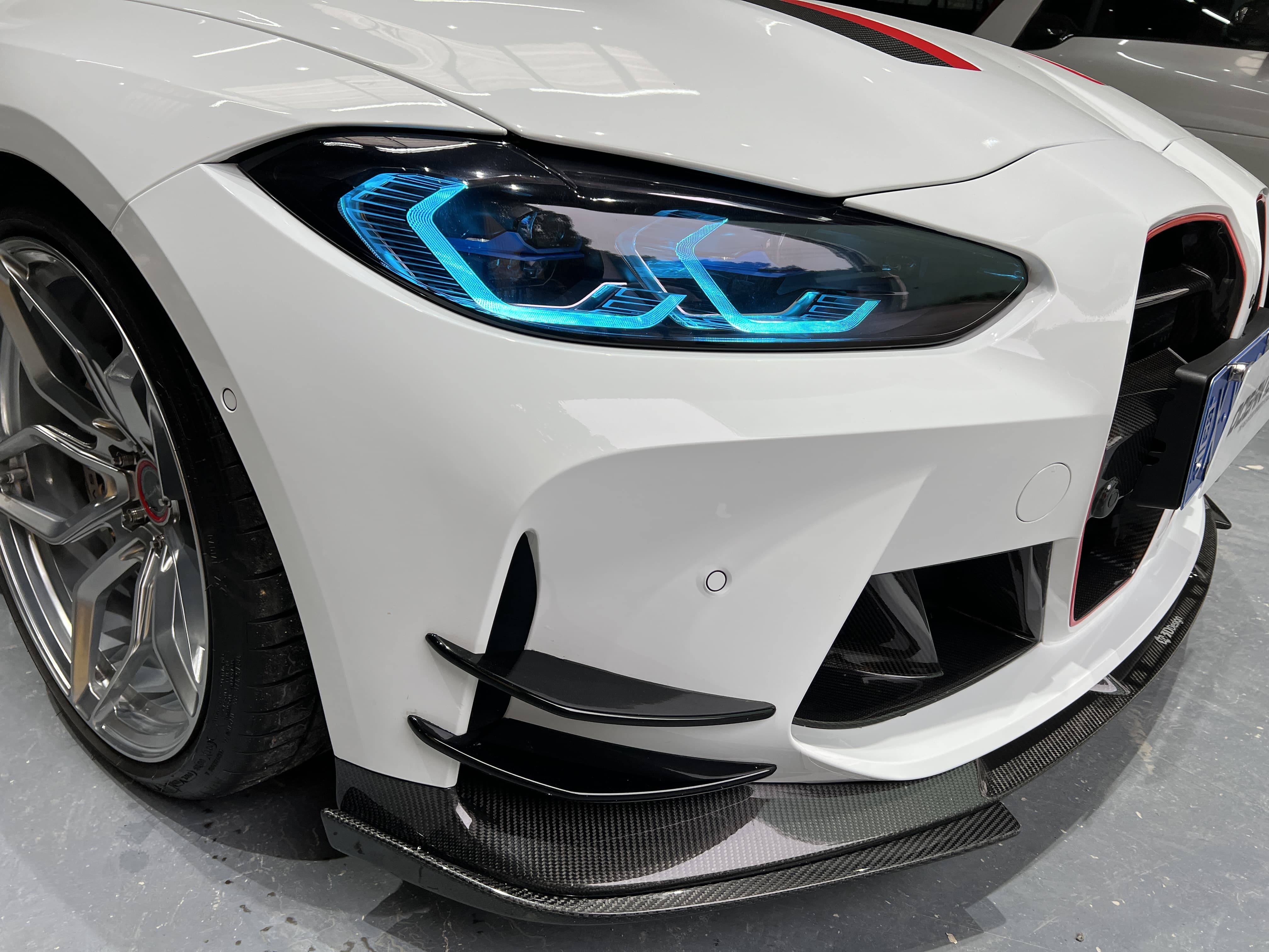 BMW G80 M3/G82 M4 CSL Style Dry Carbon Parts - styling view