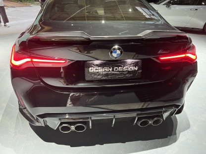 BMW G80 M3/G82 M4 V Style Dry Carbon Parts - styling view