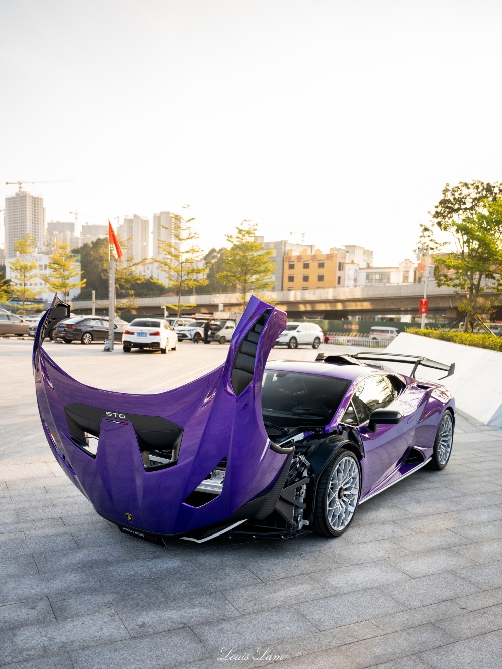 Lamborghini STO OEM Style Dry Carbon Parts - styling view