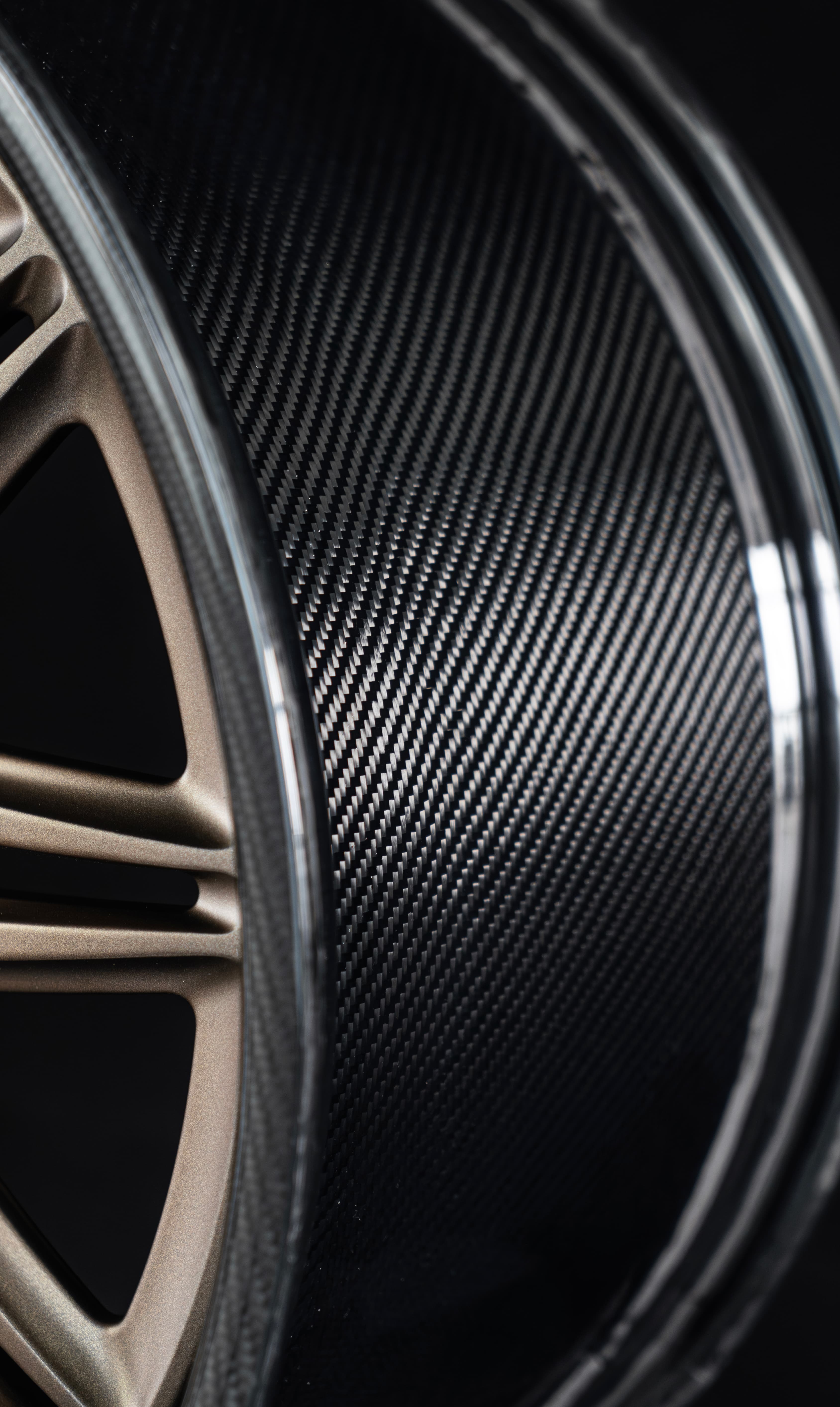 Octopus & Ocean Design Custom Carbon Fiber Wheels - styling view
