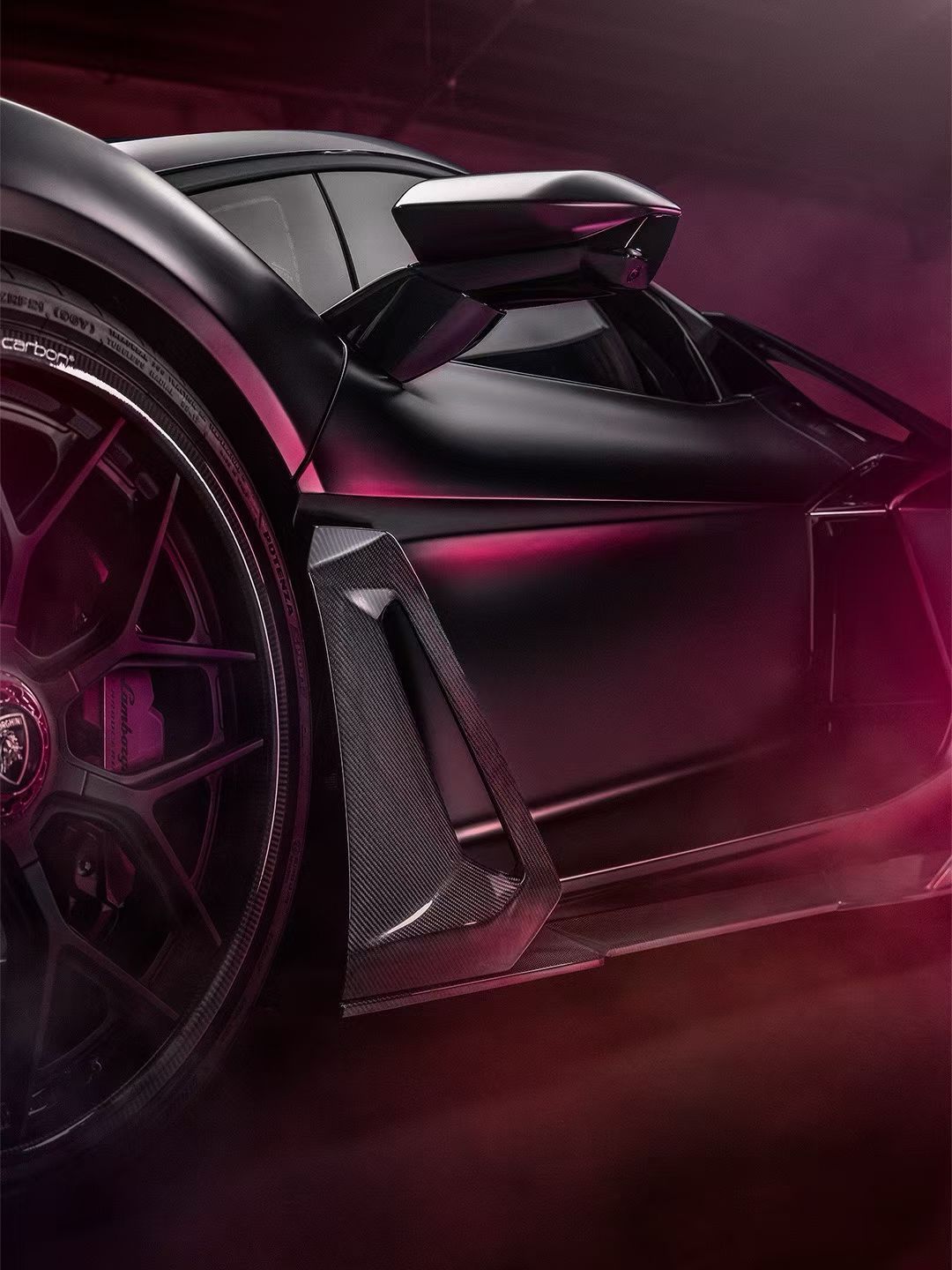 Lamborghini Revuelto R Style Dry Carbon Parts - styling view