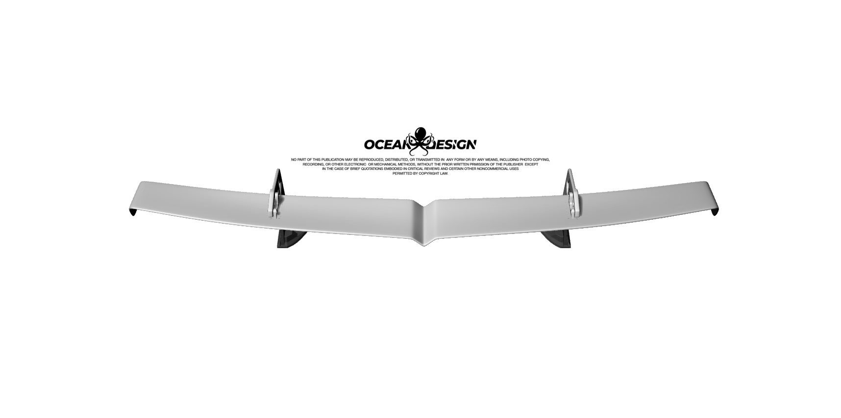 Maserati MC20 GT2 Style Rear Wing - styling reference for Rear Wing