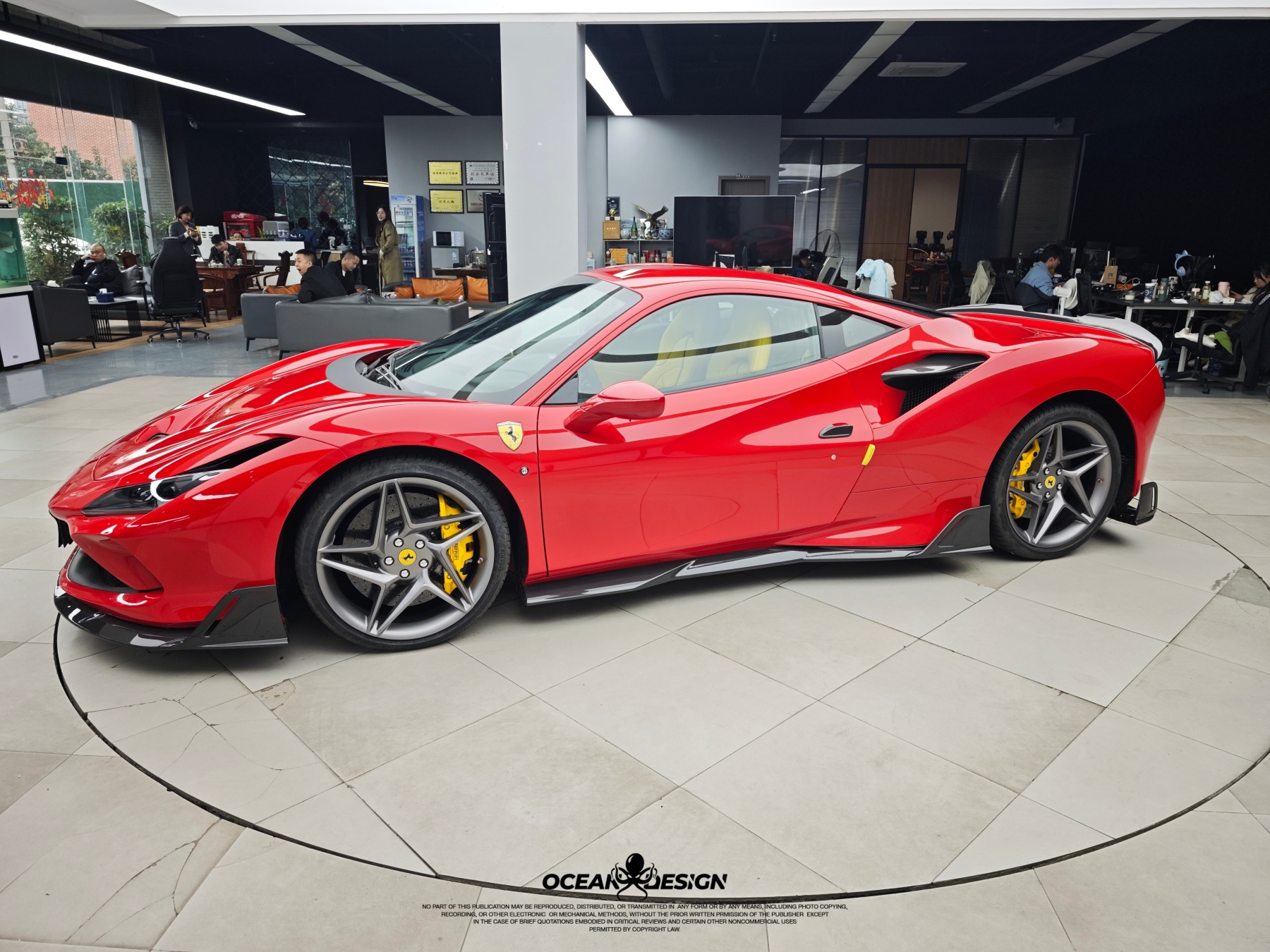Ferrari F8 MSY Style Parts - styling view