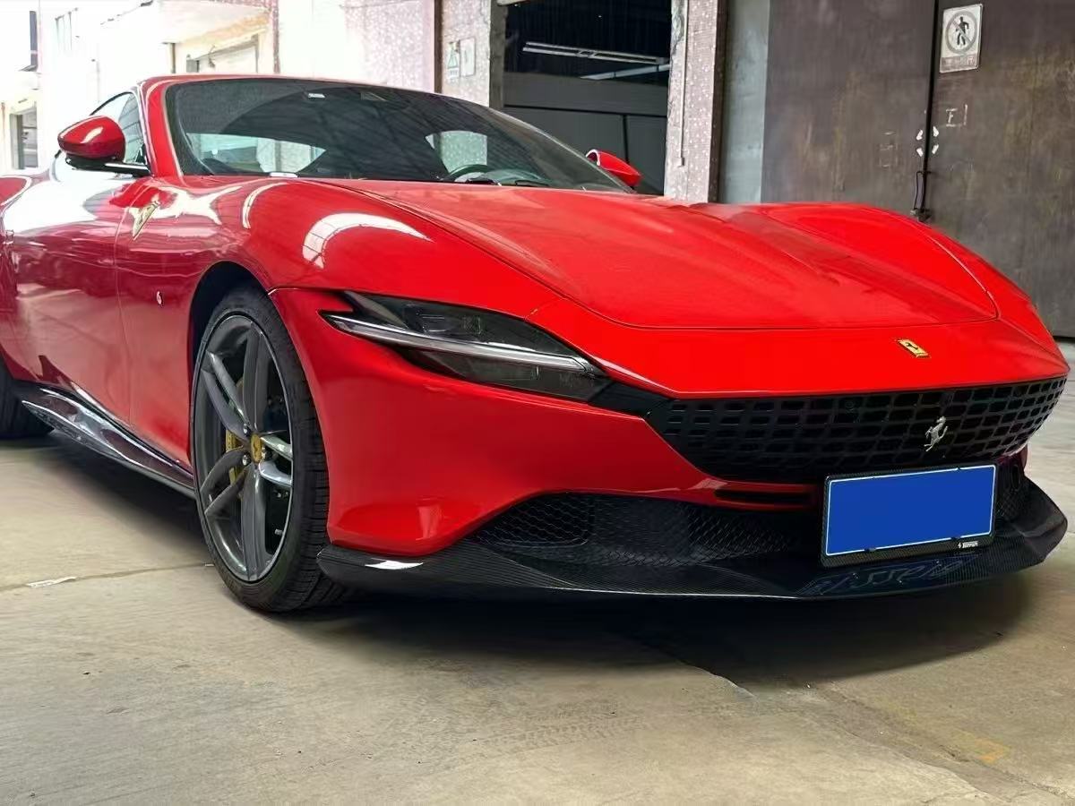 Ferrari Roma N Style Dry Carbon Parts - styling view