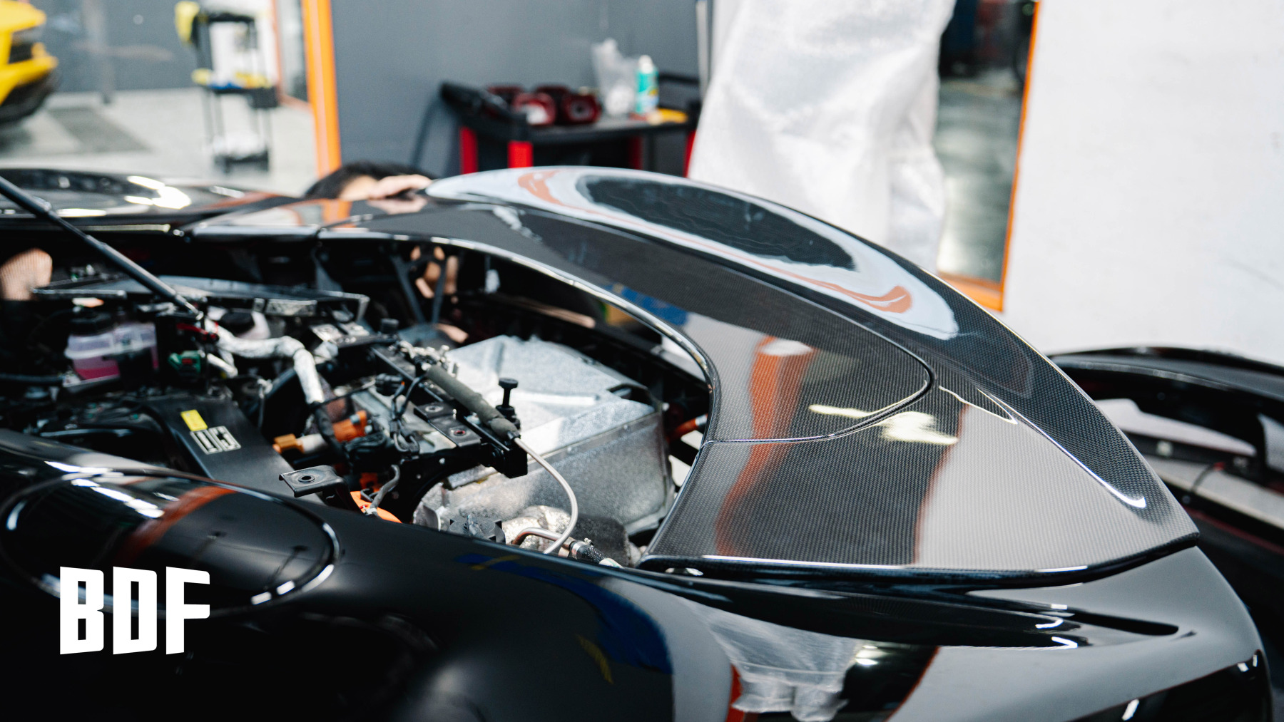Ferrari SF90 OEM Style Dry Carbon Parts - styling view