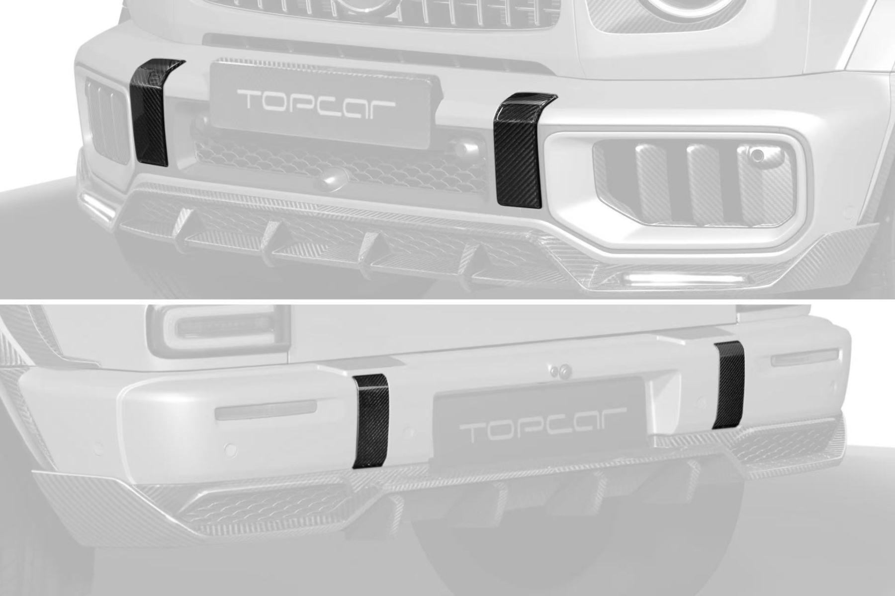 Mercedes-Benz W465 G63 Topcar Style Dry Carbon Parts - styling view
