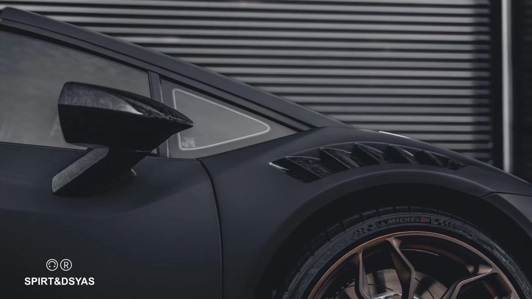 Lamborghini Huracan EVO RWD N Style Dry Carbon Parts - styling view