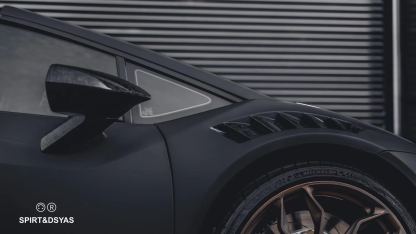 Lamborghini Huracan EVO RWD N Style Dry Carbon Parts - styling view