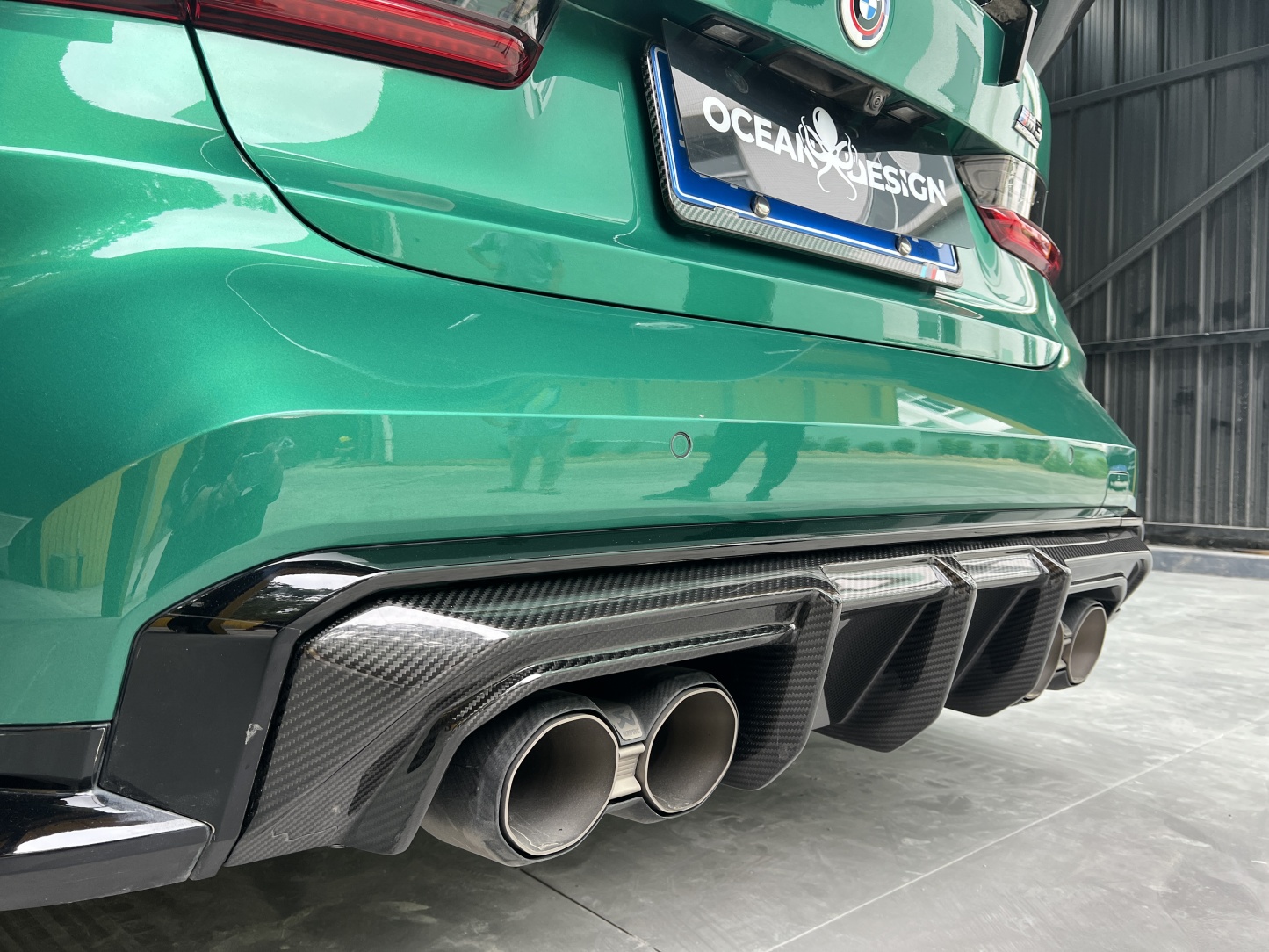 BMW G80 M3/G82 M4 Maxton MT Style Dry Carbon Parts - styling view