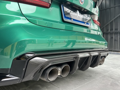 BMW G80 M3/G82 M4 Maxton MT Style Dry Carbon Parts - styling view