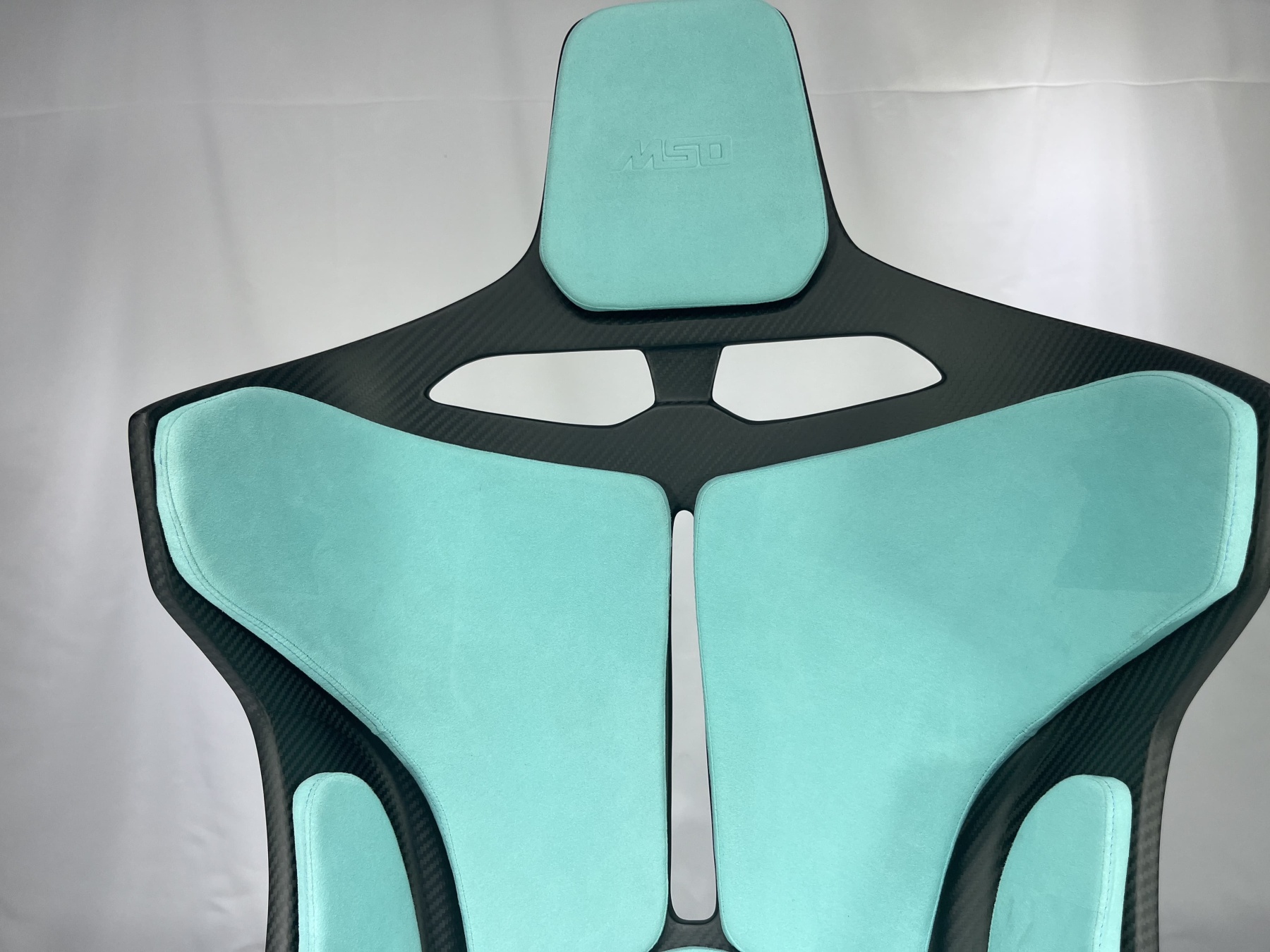 McLaren Senna Style Dry Carbon Bucket Seat - styling view