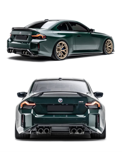 BMW G87 M2 AR V2 Style Dry Carbon Parts - styling view