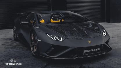 Lamborghini Huracan EVO RWD N Style Dry Carbon Parts - styling view