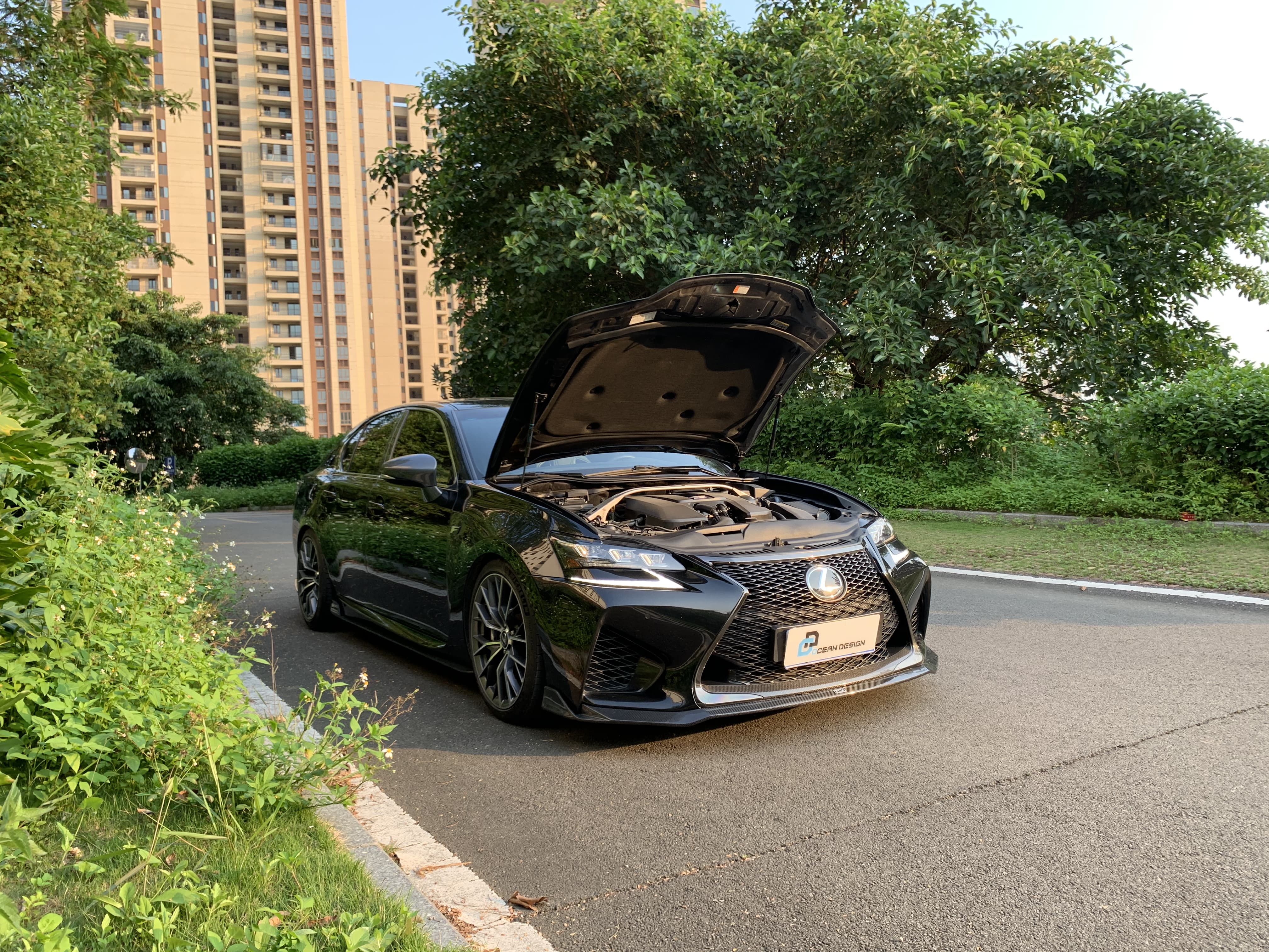 Lexus GS F/GS200/GS300 TOM'S Style Carbon Parts - styling view