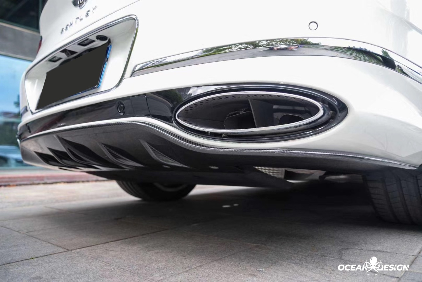 2019–2024 Bentley Continental GT GTC Edition One Rear Diffuser Dry Carbon