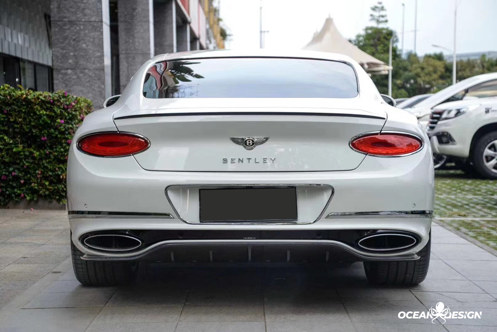 2019–2024 Bentley Continental GT GTC Edition One Trunk Spoiler Dry Carbon