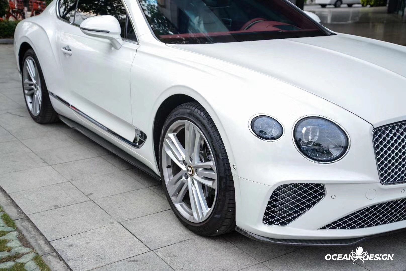 2019–2024 Bentley Continental GT GTC Edition One Front Lip Dry Carbon