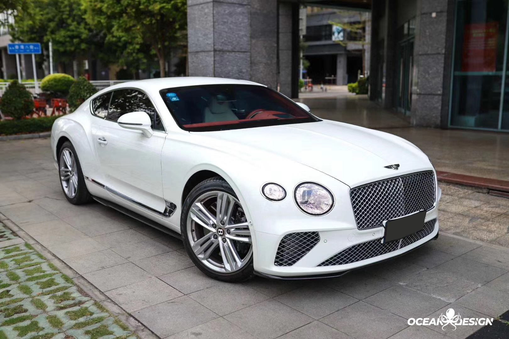 2019–2024 Bentley Continental GT GTC Edition One Front Lip Dry Carbon