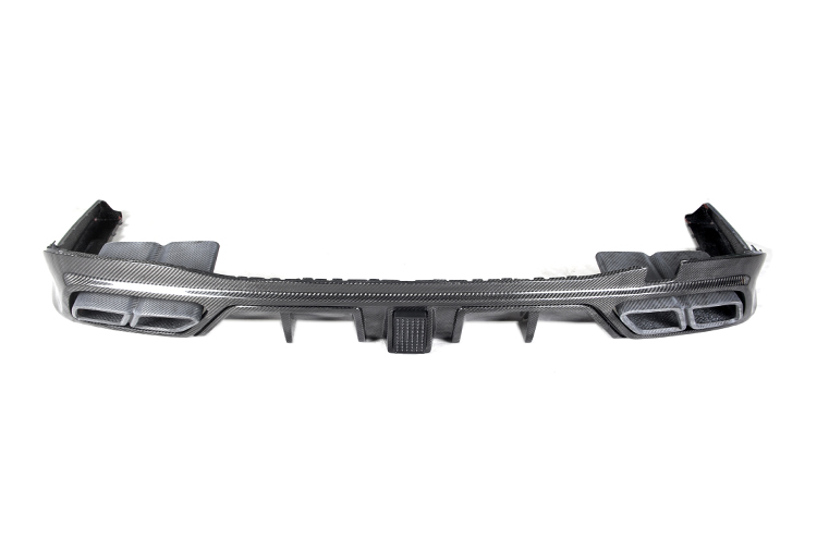 Mercedes-Benz W223 S450 M Style Parts - styling reference for Rear Lip with Exhaust Tips and LED Light