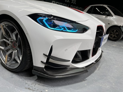 BMW G80 M3/G82 M4 CSL Style Dry Carbon Parts - styling view