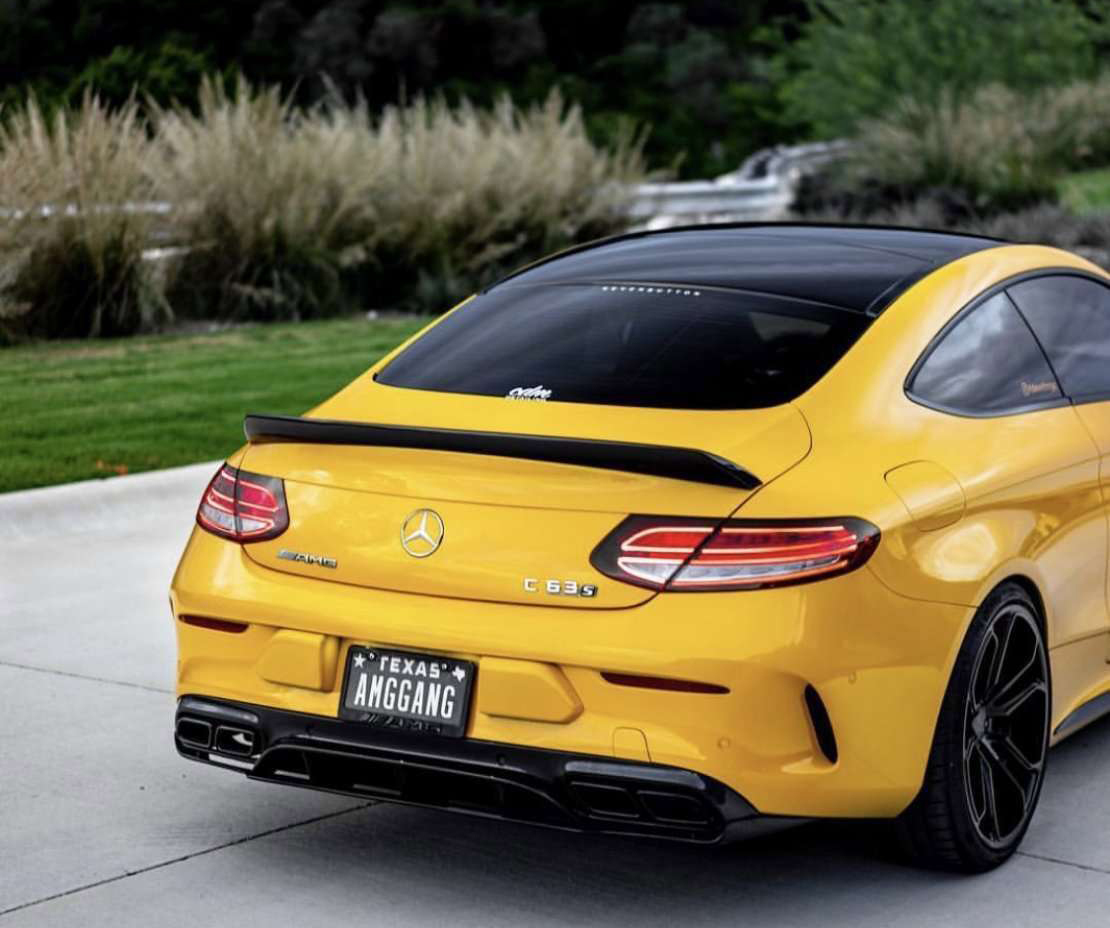 Mercedes-Benz C63 Coupe Edition One Style Carbon Fiber Parts - styling view
