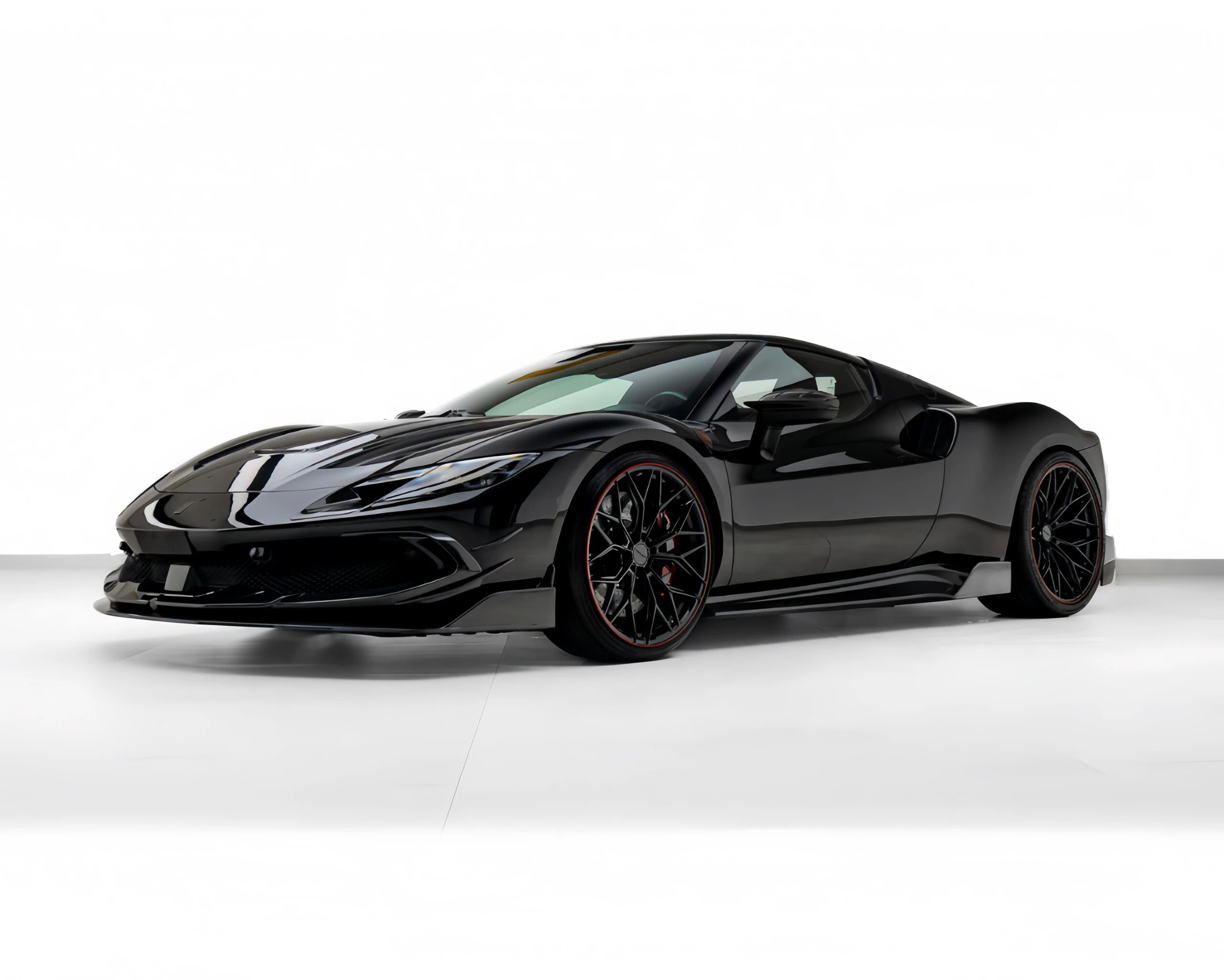 Ferrari 296 GTB K Style Dry Carbon Parts - styling view