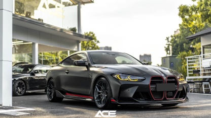 BMW G80 M3/G82 M4 CSL Style Dry Carbon Parts - styling view