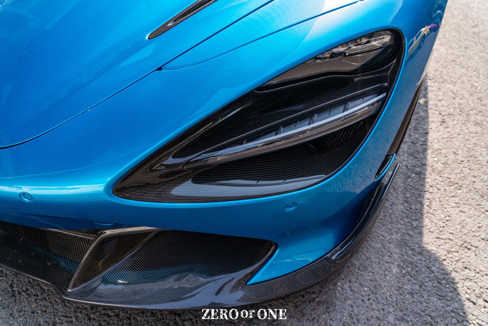 McLaren 720S V Style Carbon Fiber Parts - styling view