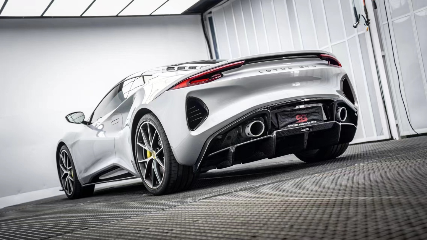 Lotus Emira Ocean Design Style Dry Carbon Parts - styling view