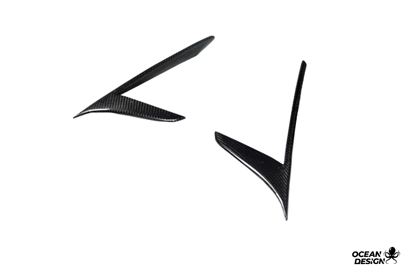 Maserati MC20 SD Style Dry Carbon Parts - styling reference for Side Vents