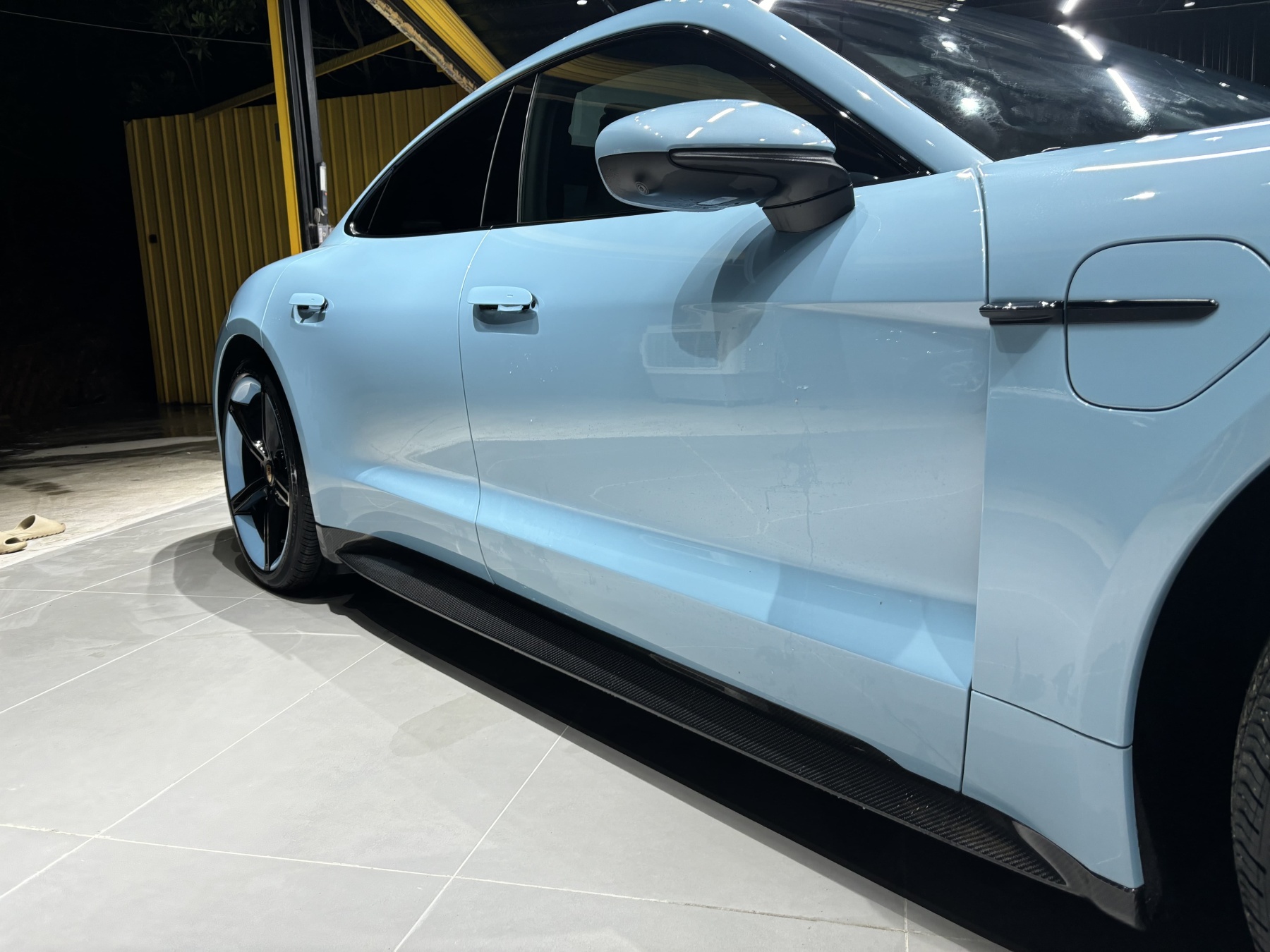 Porsche Taycan Ocean Design OD Style Dry Carbon Parts - styling view