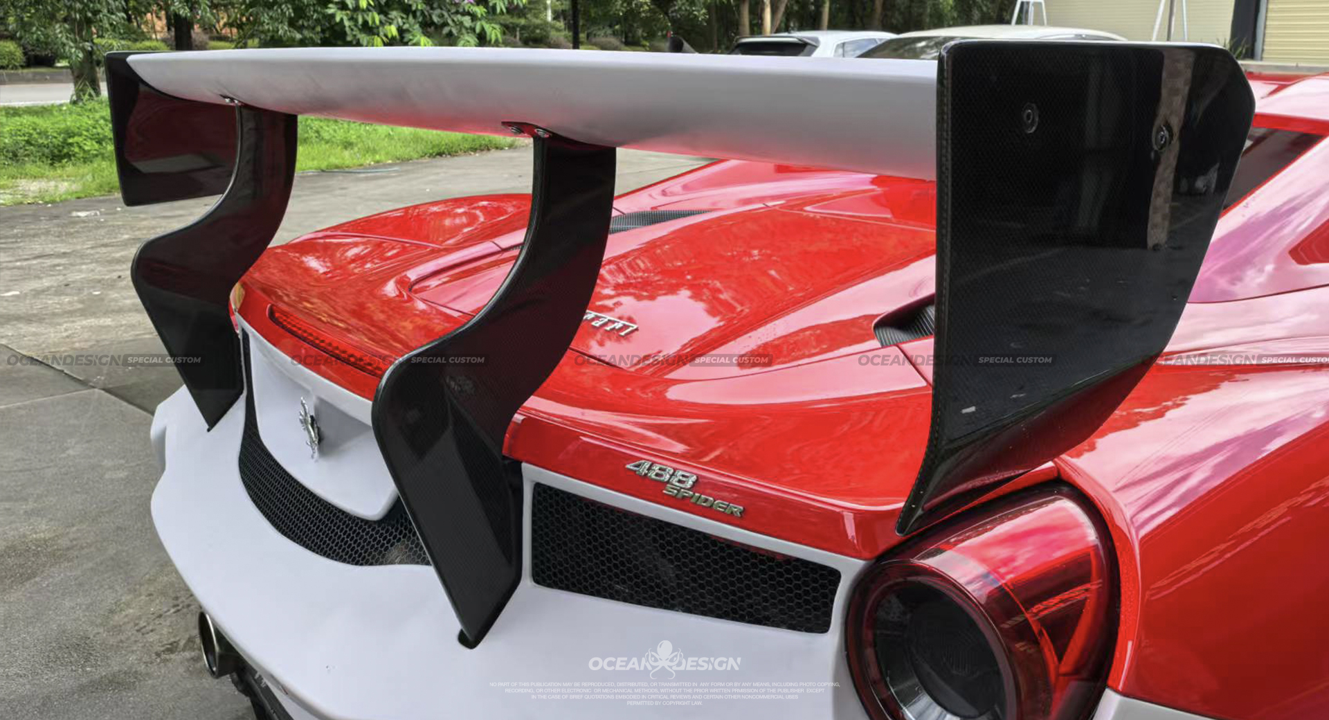 Ferrari 488 Challenge Evo Style Conversion Parts - styling view