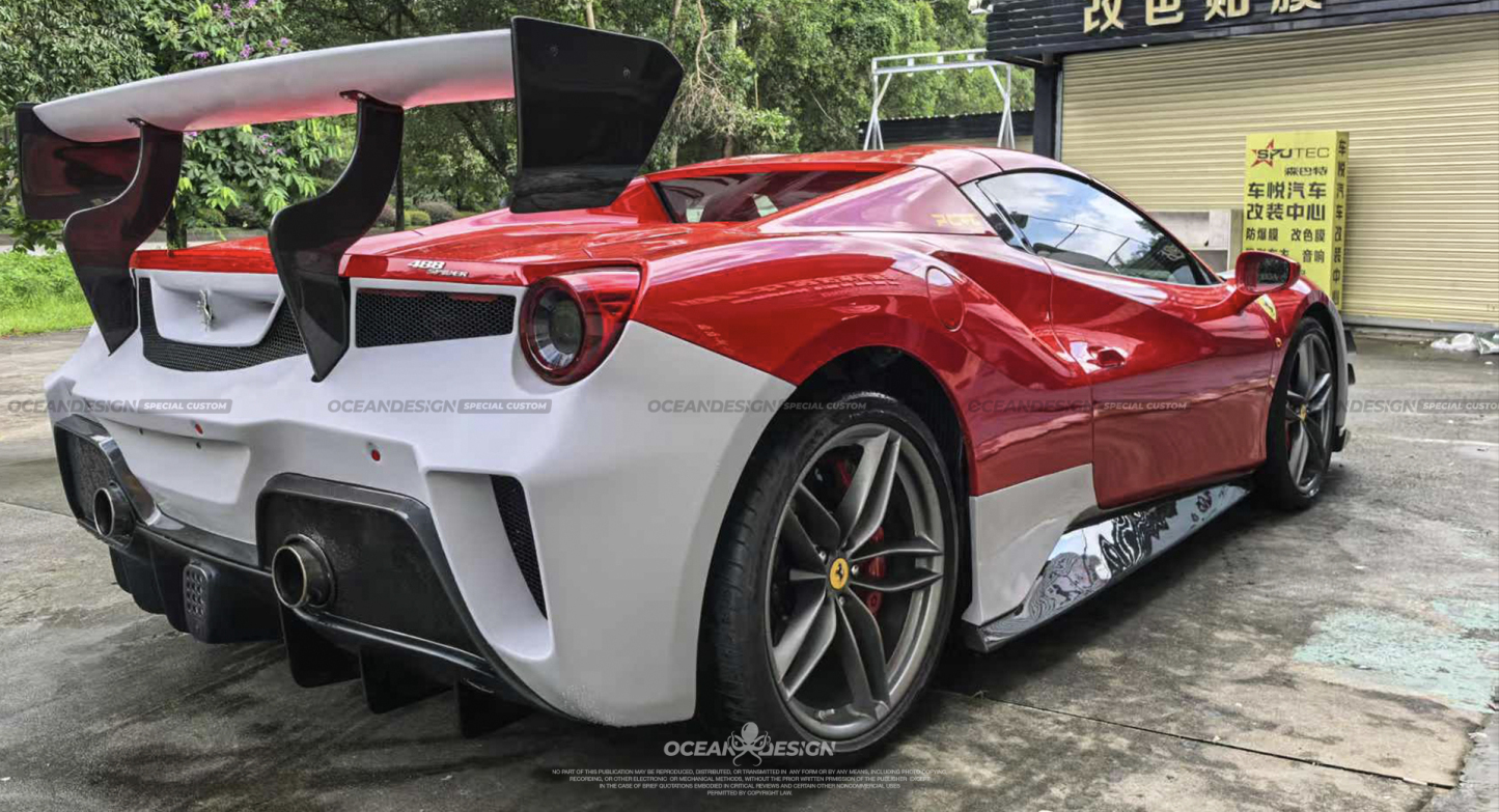 Ferrari 488 Challenge Evo Style Conversion Parts - styling view